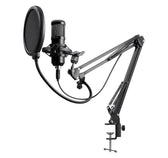 Mikrofon przewodowy Defender SPACE GMC 450 ze statywem STREAM strumieniowy USB