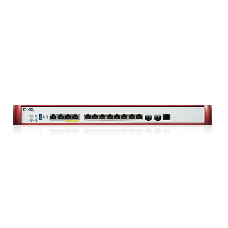 Zapora sieciowa Zyxel USGFLEX700H-EU0102F 8x10/100/1000 2x2.5G 2x10G 2xSFP+ 1xUSB 3.0