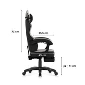 Fotel gamingowy Huzaro Force 3.7 Grey