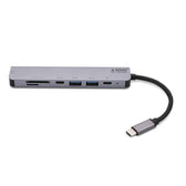 Hub USB 3.1 SAVIO AK-54 USB-C - 4 x USB-A szary