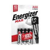 Bateria alkaliczna Energizer MAX AAA / LR03 - 4 sztuki (blister)