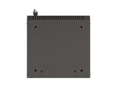 Szafa instalacyjna Rack Lanberg Wisząca 10" 6U 300x300 Drzwi przeszklone (flat pack) Czarna