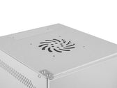 Szafa instalacyjna Rack wisząca 10" 6U 280x310mm szara Lanberg (flat pack) drzwi metalowe
