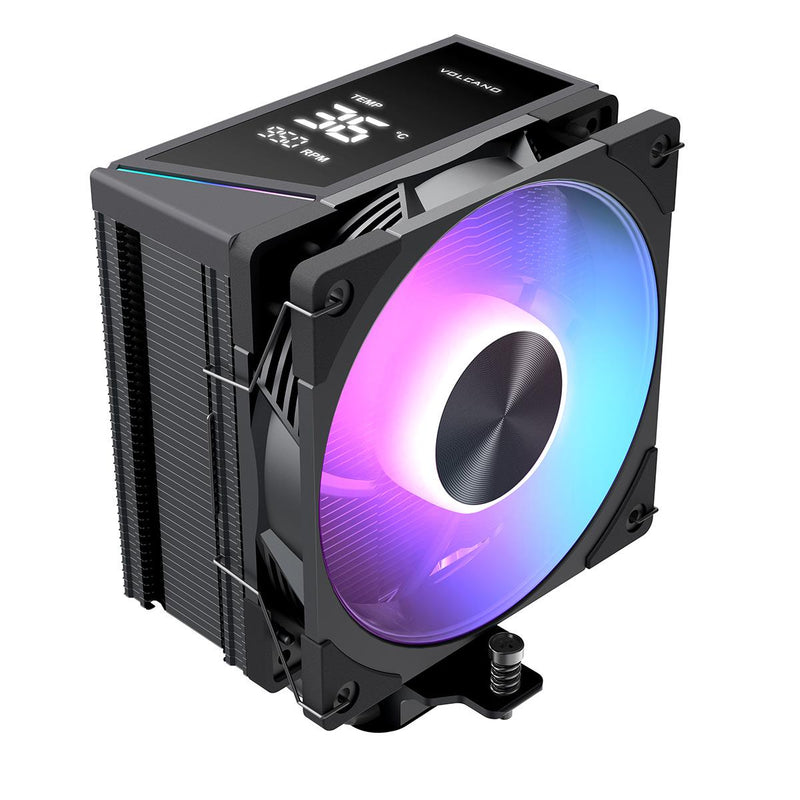 Chłodzenie procesora Modecom Volcano 0C T102 LCD ARGB czarne