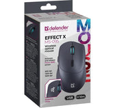 Mysz bezprzewodowa Defender EFFECT X MS-095 optyczna bezklikowa silent 1600dpi czarna