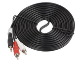 Kabel audio Lanberg stereo minijack - 2x Chinch M/M 5m