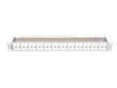 Patch panel pusty Lanberg PPKS-1248-S 24 port 1U 19" do modułów keystone szary