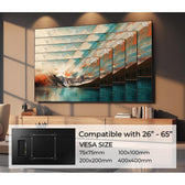 Uchwyt do telewizora Maclean MC-778 26-65" 45kg czarny max VESA 400x400
