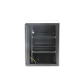 Szafa wisząca, zmontowana Intellinet 6U, 600x450, Rack 19", szklane drzwi, czarna