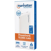 Powerbank Manhattan 10000mAh 2x USB-A 2.1A/1A Kabel USB 2w1
