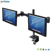 Uchwyt biurkowy Manhattan 13"-24", 2x6kg 2 monitory, regulowany
