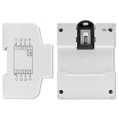 Miernik zużycia enrgii Qoltec na szynę DIN | Trójfazowy elektroniczny licznik | 400V | 100A | LCD | 4P
