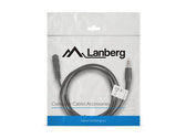 Kabel audio Lanberg stereo minijack - minijack M/F 1,5m