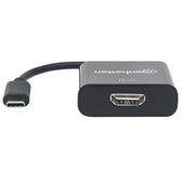 Kabel adapter Manhattan AV USB-C 3.1 na HDMI M/F 1080p 4K