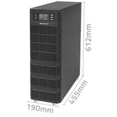 Zasilacz awaryjny UPS Qoltec 6kVA | 6000W | Power Factor 1.0 | LCD | EPO | USB | On-line