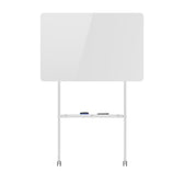 Tablica mobilna suchościeralna Ergo Office ER-306, orientacja pozioma, biała, jednostronna, z półką, wymiary tablicy 1190x790mm