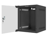 Szafa instalacyjna Rack wisząca 10" 6U 280x310mm czarna Lanberg (flat pack)