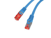 Patchcord Lanberg S/FTP kat.6 1m LSZH CU fluke passed niebieski