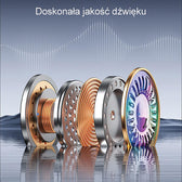 Słuchawki z mikrofonem Awei A997BL Bluetooth 5.3 - czarne