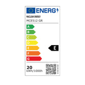 Lampa LED z czujnikiem ruchu Maclean MCE512 GR, czujnik ruchu PIR, kolor szary, 20W, IP65, 2000lm, barwa neutralna biała (4000K)