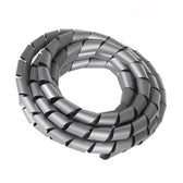 Osłona maskująca na kable Maclean MCTV-687S (20.4*22mm) 3m srebna spirala