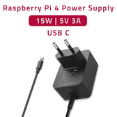 Ładowarka Qoltec Super FAST PD do Raspberry PI 4 | USB-C | 15W | 5V | 3A | Czarna
