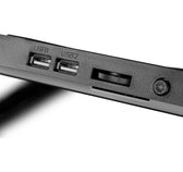 Podstawka chłodząca Defender NS-502 laptop notebook 15.6-17.3" 2xUSB 2 fans podświetlenie RGB + uchwyt smartfon