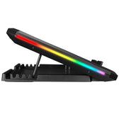 Podstawka chłodząca Rampage AD-RC12 Claw pod laptop 15-17" RGB regulowana