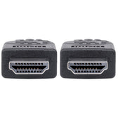 Kabel Manhattan HDMI-HDMI Ethernet 4K*30Hz ARC Ekranowany 1m czarny