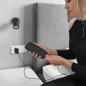 Ładowarka sieciowa Qoltec Super Quick PD | 1xUSB-C | 1xUSB | 45W | 5-20V | 2.25-3A | Czarna