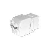 Moduł keystone Jack RJ45 kat. 6 UTP, beznarzędziowy, biały Netrack