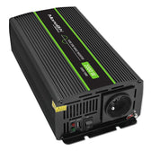 Przetwornica napięcia Qoltec Monolith | ładowanie baterii | UPS | 1000W | 2000W | 12V na 230V | Czysty Sinus