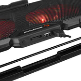 Podstawka chłodząca Rampage AD-RC12 Claw pod laptop 15-17" RGB regulowana