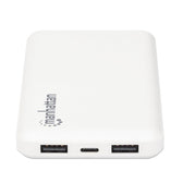 Powerbank Manhattan 10000mAh 2x USB-A 2.1A/1A Kabel USB 2w1