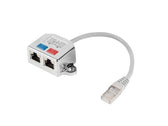Kabel rozdzielacz LAN Lanberg RJ-45 na 2xRJ-45 FTP (2 urządzenia na 1 kablu)