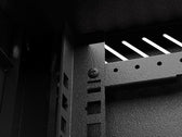 Szafa instalacyjna Rack Lanberg Wisząca 10" 9U 300x300 Drzwi Przeszklone (flat pack) Czarna