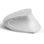Mysz bezprzewodowa Perixx PERIMICE-813 W optyczna wertykalna pionowa prawa biała RF + BLUETOOTH