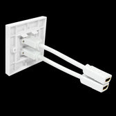 Gniazdo natynkowe 2x HDMI AH0015 LogiLink białe