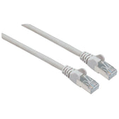 PatchCord 100% miedź Intellinet Cat.6a LSOH/LSZH S/FTP, 7,5m, szary