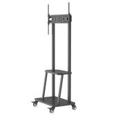 Stojak mobilny Techly 32''-70'', 70 kg, półka AV, PIVOT