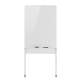 Tablica mobilna suchościeralna Ergo Office ER-305, orientacja pionowa, biała, jednostronna, z półką, wymiary tablicy 1190x790mm