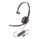 Słuchawki przewodowe Poly Blackwire 3210 Monaural USB-C Headset + USB-C/A Adapter (Bulk)