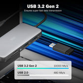 Stacja dokująca DIGITUS USB Typ C 7-portów HDMI 4K/60Hz PD 3.0