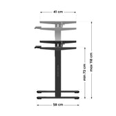 Stelaż elektryczny biurka Mark Adler Xeno 4.1 Black