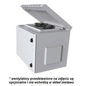 Szafa wisząca TechlyPro 19" 9U/600x450mm zmontowana, szara