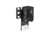 Termostat zamykający Lanberg 10A do szaf z uchem montażowym Rack i kostką elektryczną czarny