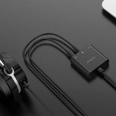 Karta dźwiękowa Orico SKT3-BK-BP zewnętrzna USB-A, 3 porty, mini jack