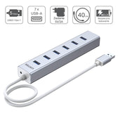 Hub USB Unitek Y-3090 7x USB 3.0 z zasilaczem