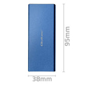 Obudowa/kieszeń Qoltec na dysk M.2 SSD | SATA | NGFF | USB 3.0 | Super speed 5Gb/s | 2TB | Niebieski