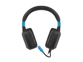 Słuchawki z mikrofonem Fury Raptor Gaming podświetlenie RGB czarno-niebieskie
